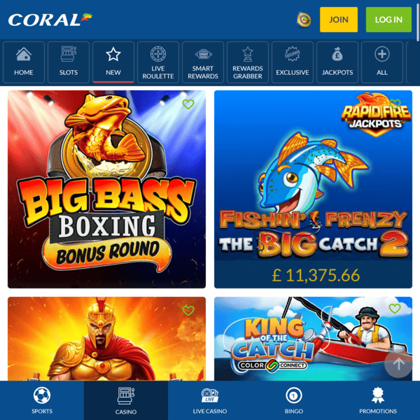 Coral Casino New Slots